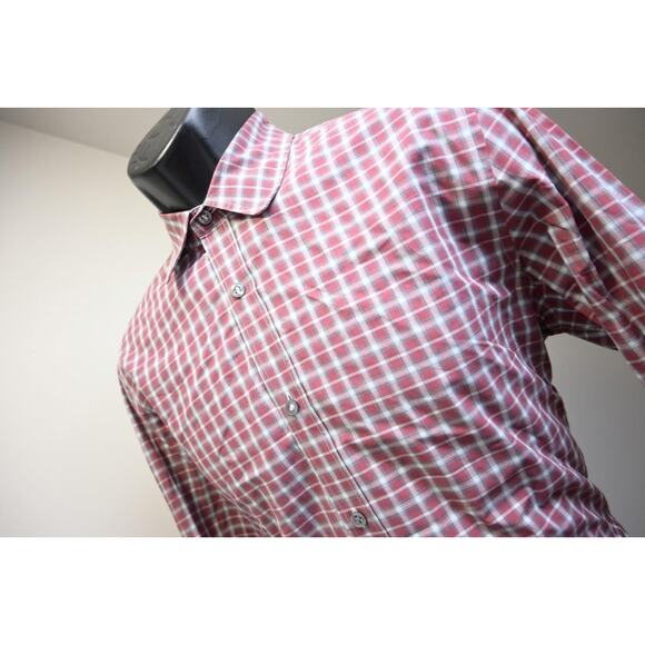 Hugo Boss Dress Shirt Regular Fit Plaid Button Up Mens Size Medium - Picture 1 of 6